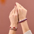 Rubis Soho | Bracelet de perles de verre de l'Himalaya